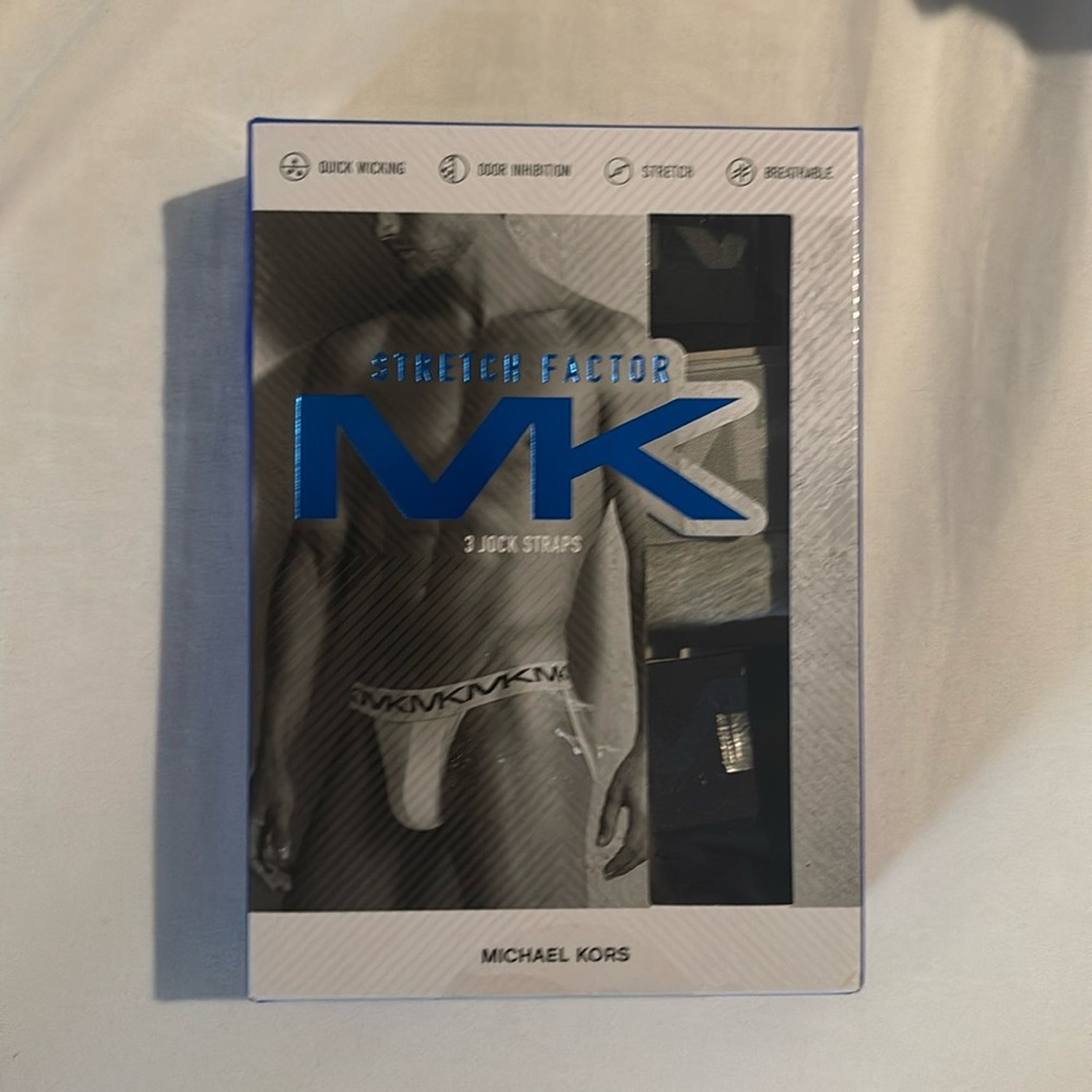 Michael Kors MK Stretch Factor 3 Pack Jock Straps Large